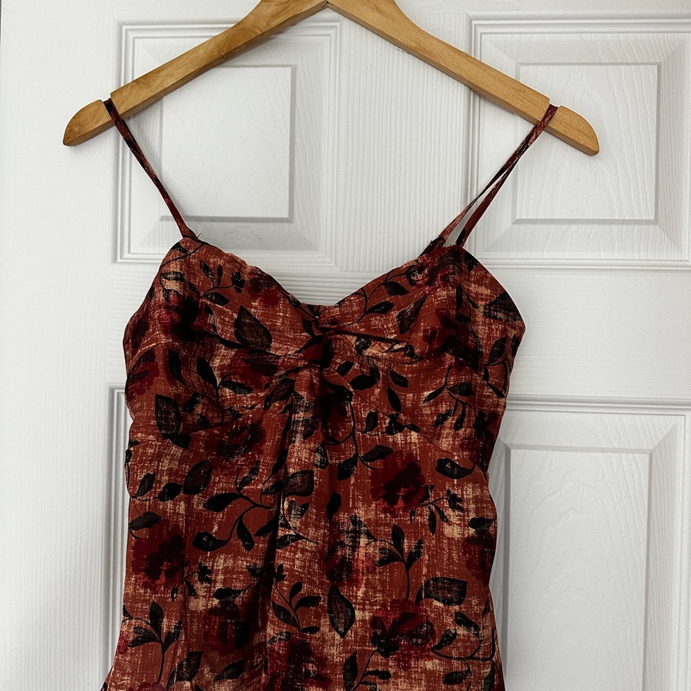 Heartloom Floral Camisole - Red and Black